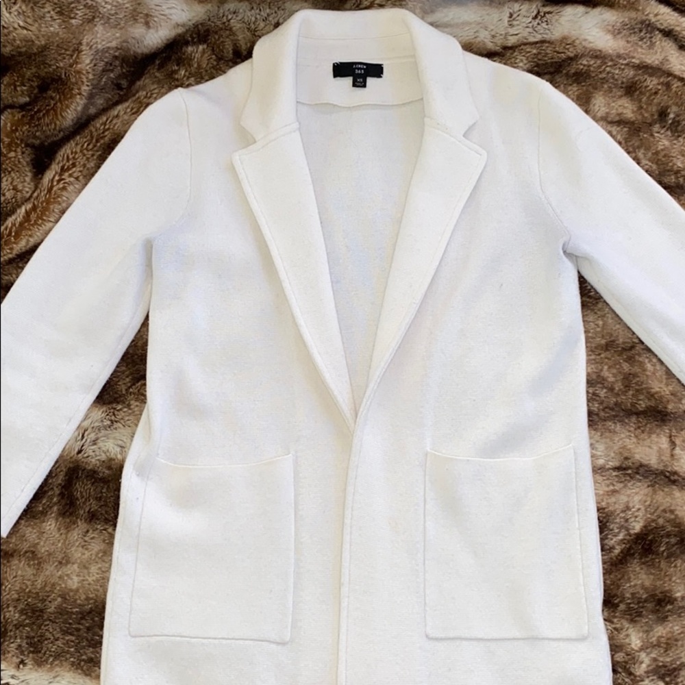 J. Crew Sophie open-front sweater-blazer